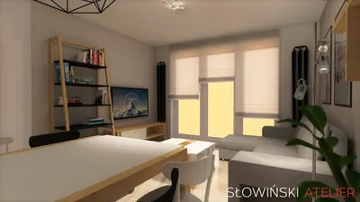 Atelier projektowanie wnętrz Pabianice. Aranżacja, wystrój wnętrz. Architekt Słowiński